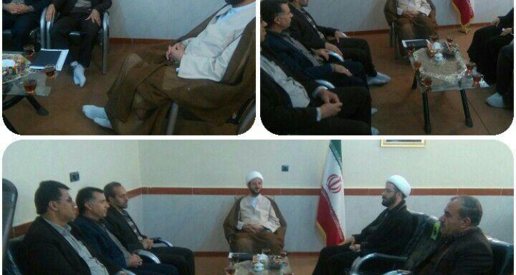 کارکنان کمیته امداد امام خمینی (ره) صحنه با امام جمعه این شهرستان دیدار کردند