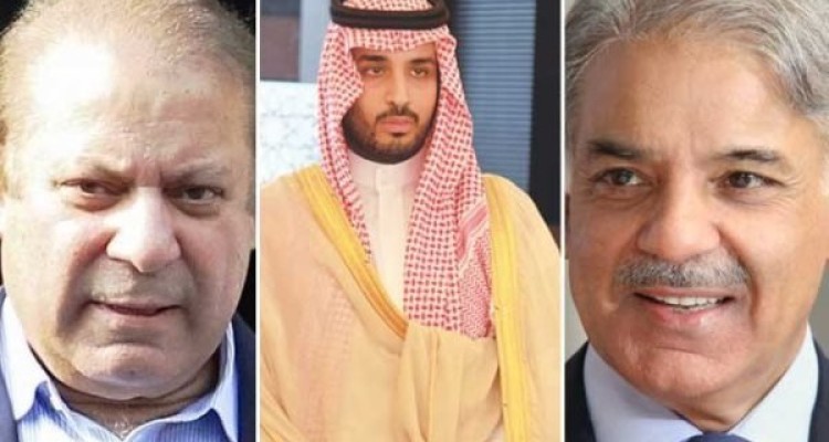 «نواز شریف» با ولیعهد عربستان در ریاض دیدار کرد