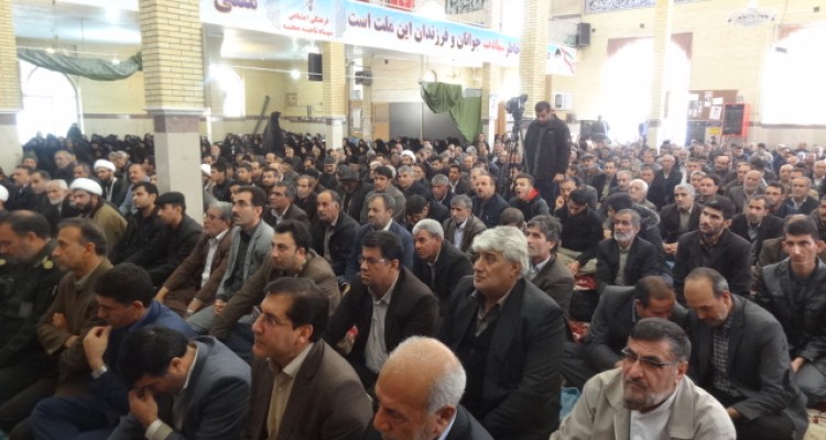 مراسم گرامیداشت میثاق با ولایت و یادواره 300 شهید شهرستان صحنه برگزار شد + عکس