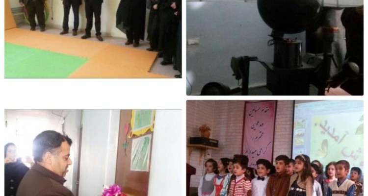 سالن ورزشی و اتاق آسمان نمای کانون فرهنگی ،تربیتی حجاب صحنه افتتاح شد