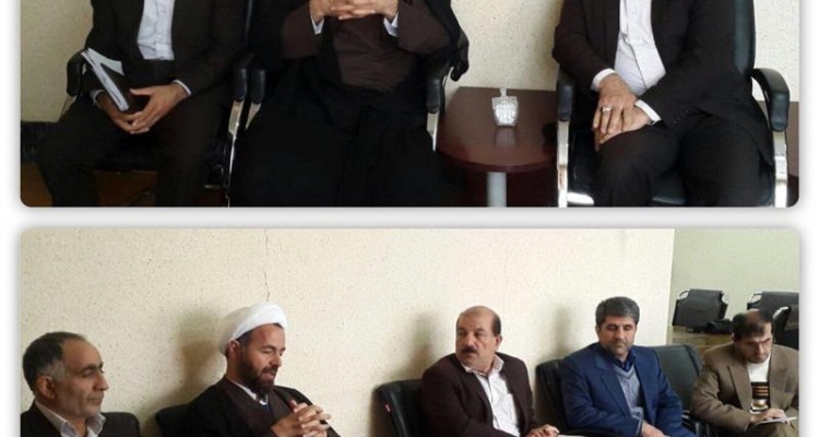 مدیر کل بنیاد شهید و امور ایثارگران استان کرمانشاه با فرماندار صحنه دیدار کرد