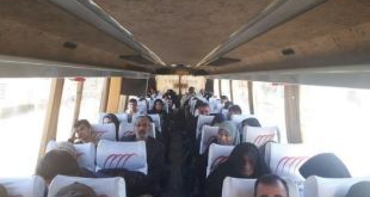 اعزام جمعی از رزمندگان اسلام آبادغرب به اردوی زیارتی مشهد مقدس + تصاویر 