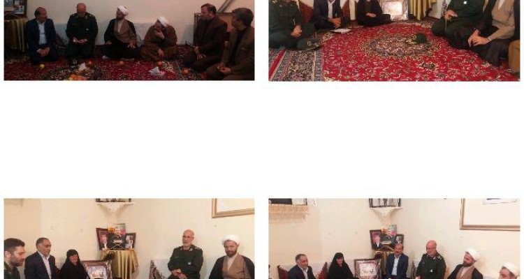 دیدار وسرکشی از خانواده شهیدمعظم مدافع حرم رضاعباسی انجام شد
