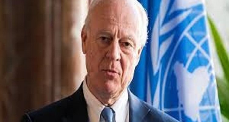 دیدار دیمیستورا با نمایندگان ایران، روسیه و ترکیه در ژنو