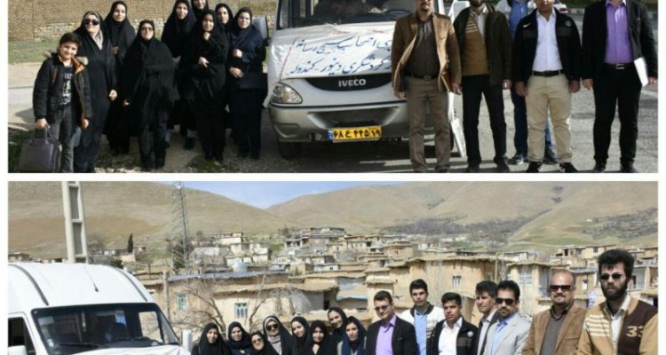  اردویی خبری اصحاب بسیج رسانه شهرستان صحنه به منطقه گردشگری دینور