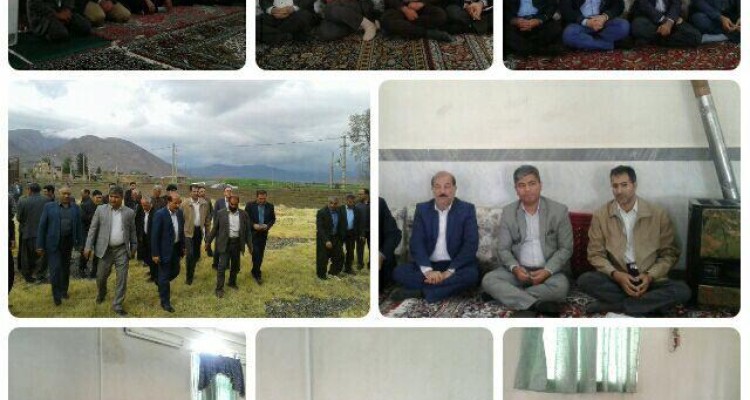 مدیران ادارت شهرستان صحنه مشکلات روستاهای ایلخانی آباد و یکدانگی صحنه را بررسی کردند