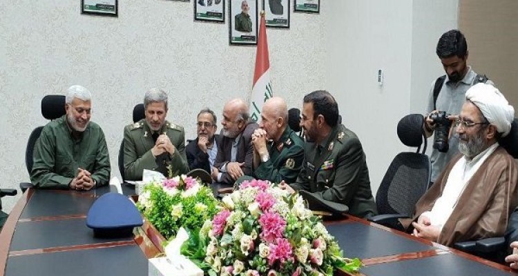 امیر حاتمی با فرمانده حشدالشعبی دیدار و گفتگو کرد