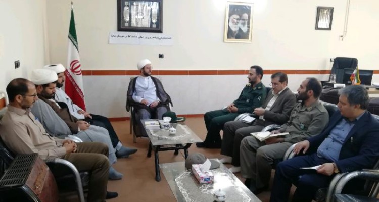 جلسه هماهنگی و برنامه ریزی روز جهانی مساجد در دفتر امام جمعه صحنه برگزار شد