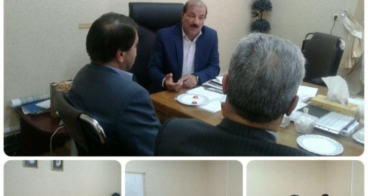 مراسم تودیع ومعارفه ریس اداره برق شهرستان صحنه برگزار شد