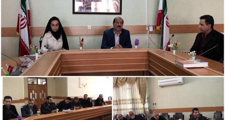 جلسه تعيين تكليف اراضي كميته امداد امام خميني(ره) شهرستان صحنه برگزار شد