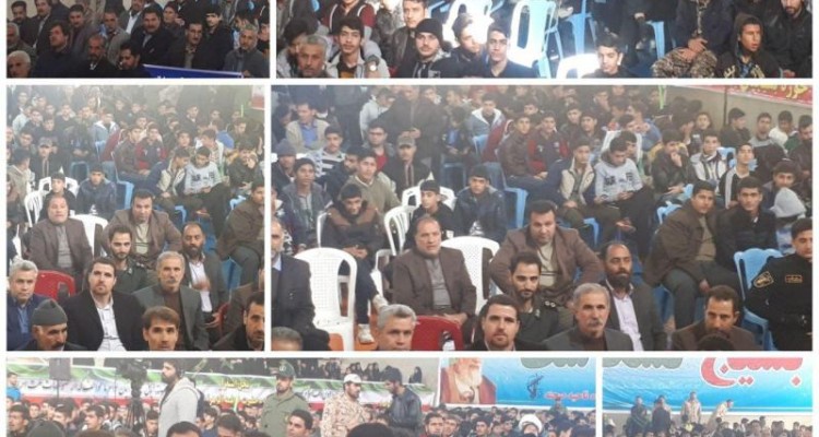 اجتماع بزرگ 5 آذر در شهرستان صحنه برگزار شد