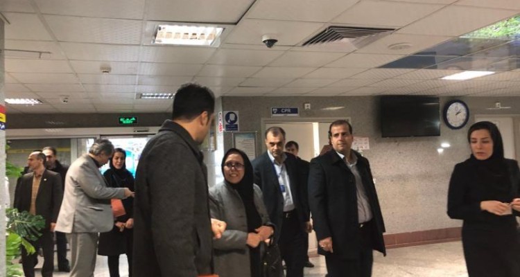 معاون پرستاری وزارت بهداشت، از بیمارستان دکتر معاون بازدید کرد + عکس