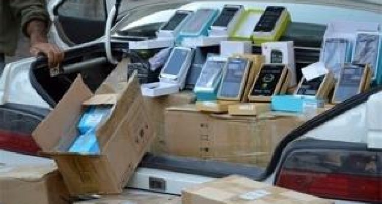 کشف گوشی‌های قاچاق در کرمانشاه 