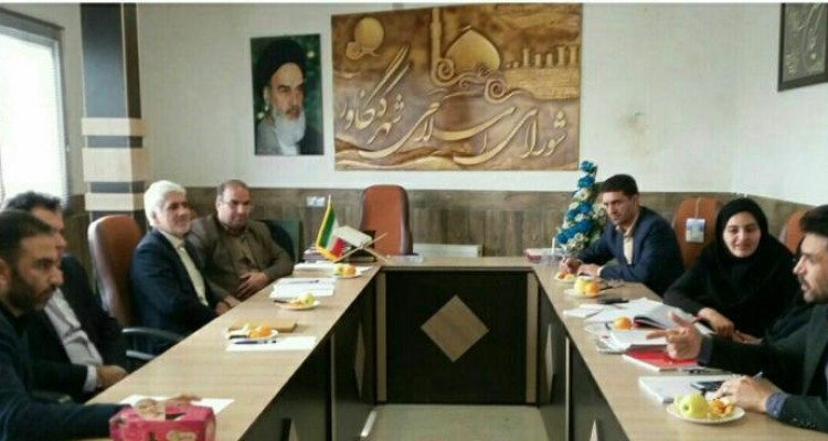  جلسه تعامل شوراهای اسلامی شهرهای کنگاور وصحنه برگزار شد