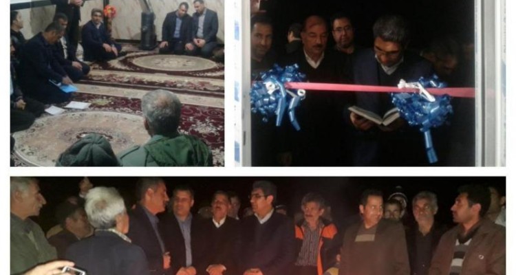 27 واحد زلزله زده روستای سیاخانی بخش دینور افتتاح شد + عکس