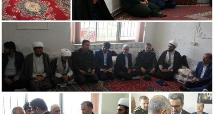 سرکشی از خانواده شهدای شهرستان صحنه انجام شد 