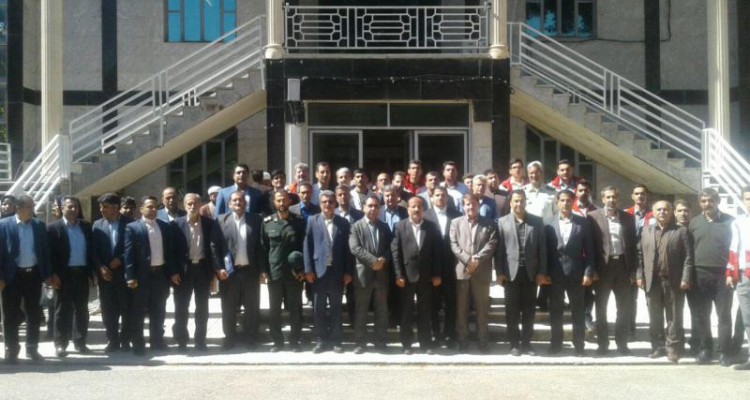 مراسم تودیع و معارفه رئیس جمعیت هلال احمر شهرستان صحنه برگزار گردید