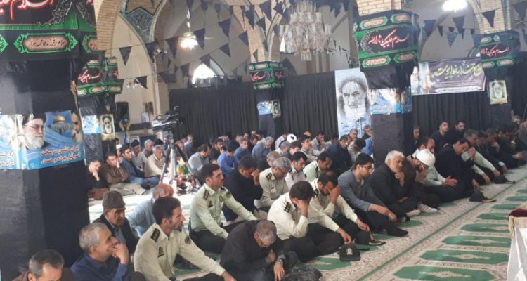 مراسم ارتحال امام خمینی(ره) و 15 خرداد در صحنه برگزار شد + عکس