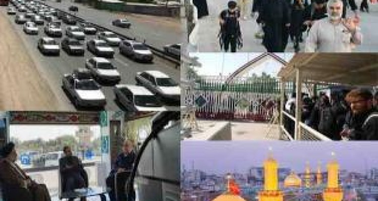 حال و هوای مرز خسروی؛ ۹ روز مانده به اربعین /ترافیک هوایی و زمینی در مرزهای غربی 
