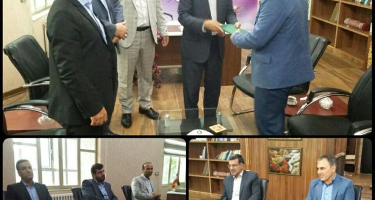 مراسم تودیع و معارفه روسای ادارات  راهداری و حمل و نقل جاده ای صحنه و کنگاور برگزار شد