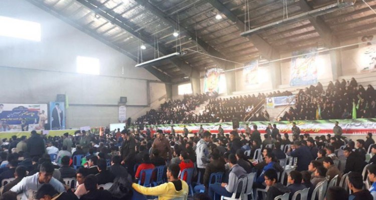 مراسم با شکوه گرامیداشت 5 آذر در شهرستان صحنه برگزار شد