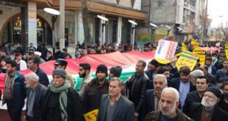 حماسه غرورآفرین 9 دی در سینه ستبر ایران اسلامی 