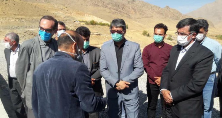 بازدید و سرکشی از سد مخزنی قشلاق شهرستان صحنه 