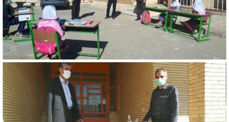 پروتکل های بهداشتی در مدارس صحنه به خوبی انجام گرفته است