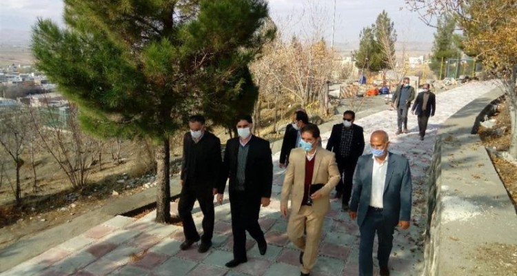 بازدید فرماندار کنگاور از شهر گودین + تصویر