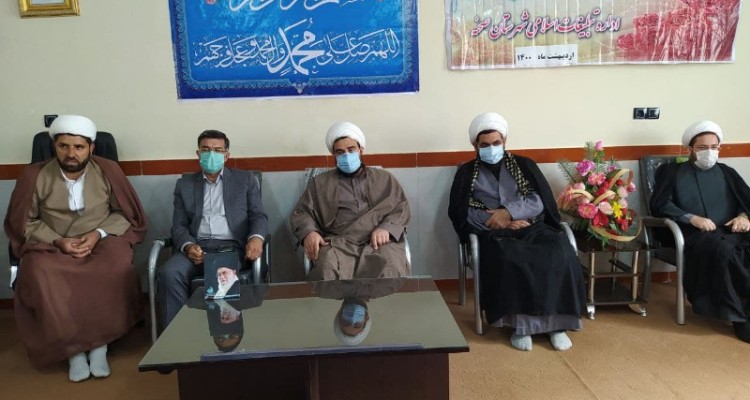 آیین تکریم و معارفه رئیس اداره تبلیغات اسلامی شهرستان صحنه برگزار شد