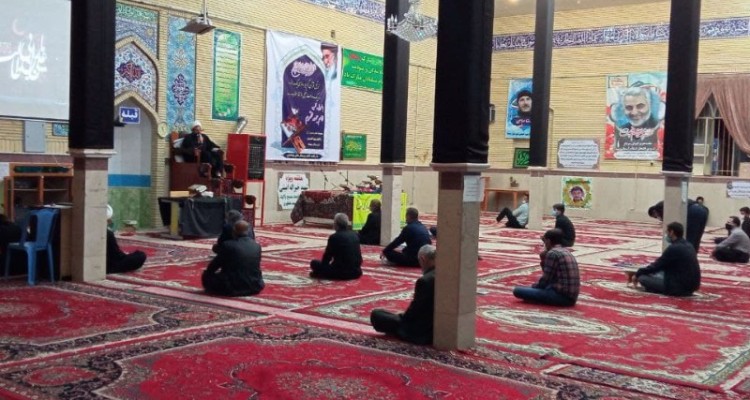 برگزاری مراسم شب شهادت امام علی ع در صحنه