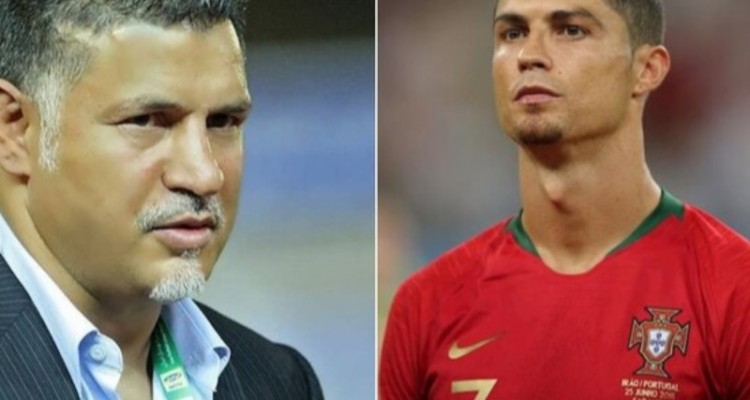 کریستیانو رونالدو هم دوش علی دایی شد