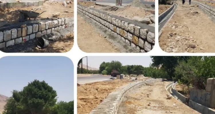 آغاز ساماندهی ورودی شهر صحنه از سمت کنگاور