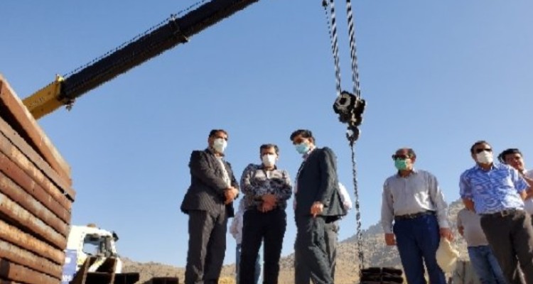 بهره‌برداری از پل جدید روستای علی آباد گروس شهرستان صحنه