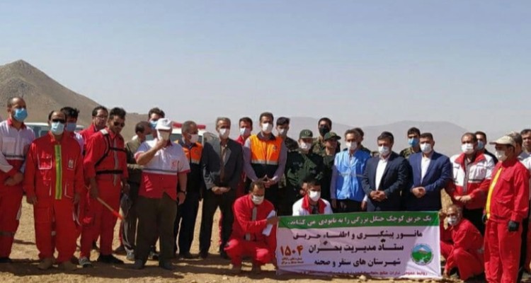 مانور مشترک اطفاء حریق شهرستان صحنه و سنقر برگزار شد