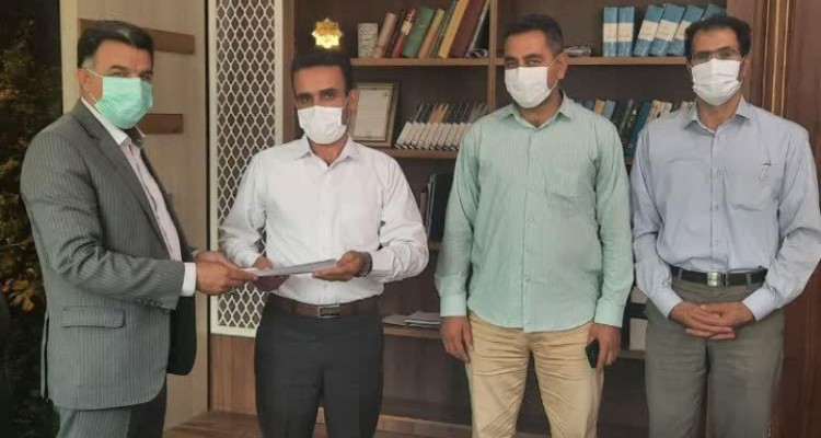 مراسم تودیع و معارفه مدیر جهاد کشاورزی صحنه برگزار شد