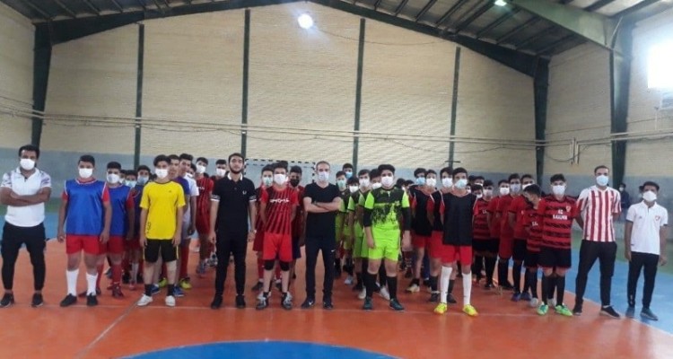 قهرمانی تیم فوتسال بسیج شهرستان صحنه در مسابقات استانی