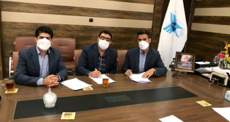 انعقاد تفاهم‌نامه دانشگاه آزاد اسلامی با بینش مطهر شهرستان صحنه