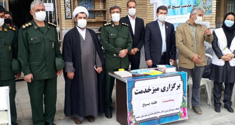 به مناسبت هفته بسیج میز خدمت در 5آذرماه در شهرستان صحنه برگزار گردید