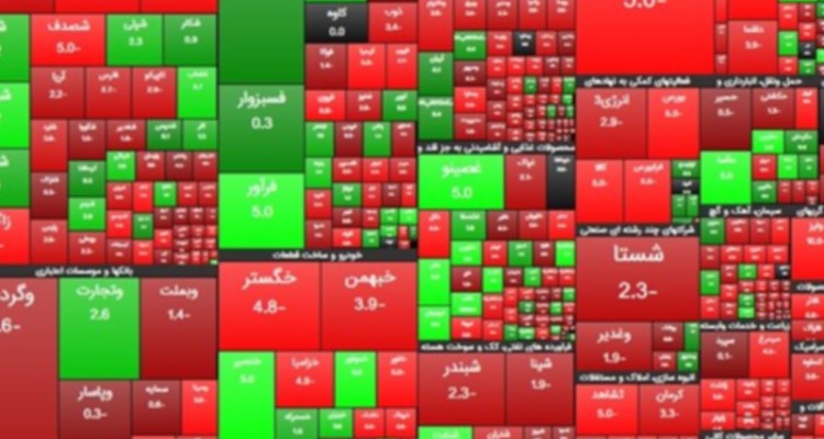 افت 17 هزار واحدی شاخص بورس تهران