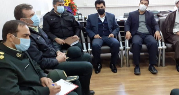 دیدار رئیس دادگستری بافرمانده نیروی انتظامی صحنه