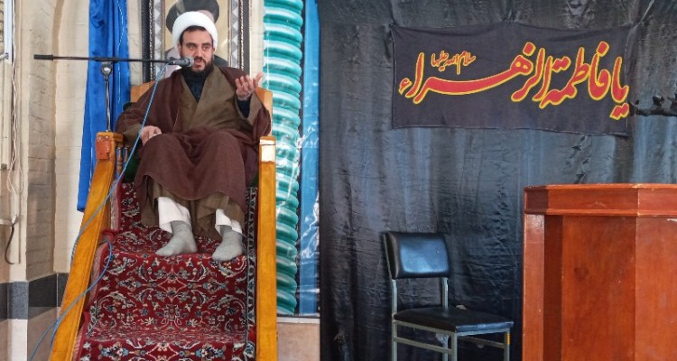 مراسم شهادت بانوی دو عالم در شهرستان صحنه برگزا شد