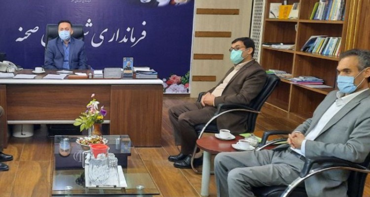 مراسم تودیع _ معارفه رئیس منابع طبیعی و آبخیزداری شهرستان صحنه