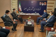 دیدار رییس دادگستری و دادستان صحنه با فرماندار