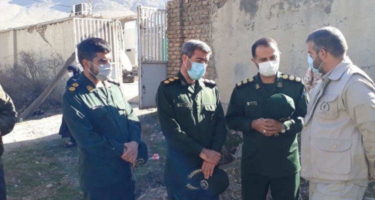 بازدید فرمانده ناحیه مقاومت بسیج سپاه صحنه از گروه های جهادی