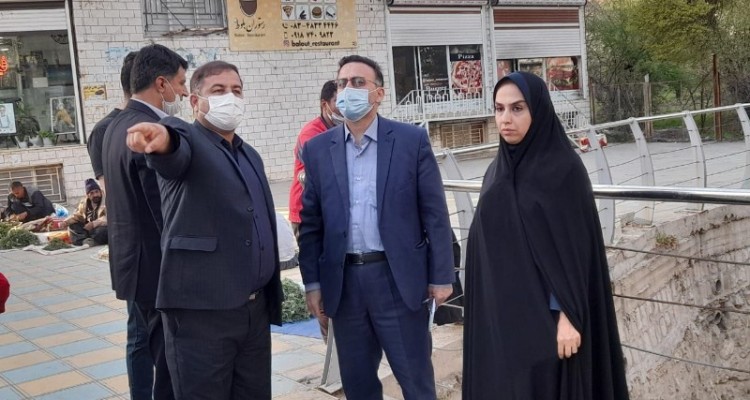 ?بازدید میدانی فرماندار شهرستان صحنه  از وضعیت ترافیک هسته مرکزی شهر