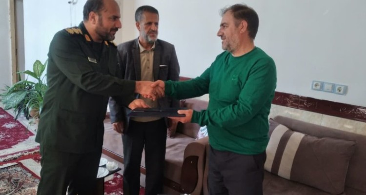 دیدار و تقدیر از وابستگان سپاه صحنه