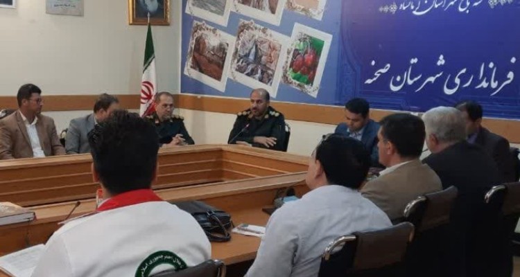 جلسه اعزام کاروان مردمی به منطقه عملیاتی بازی دراز