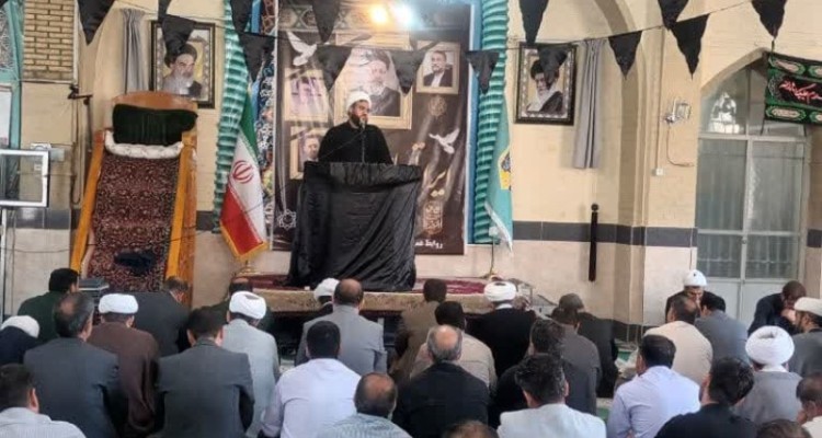 عزاداری رئیس جمهور شهید در صحنه