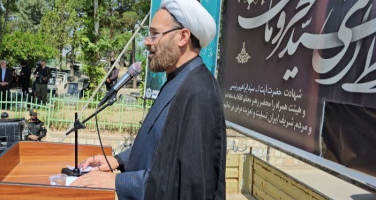 بزرگداشت سومین روز شهادت رئیس جمهور در شهرستان صحنه
